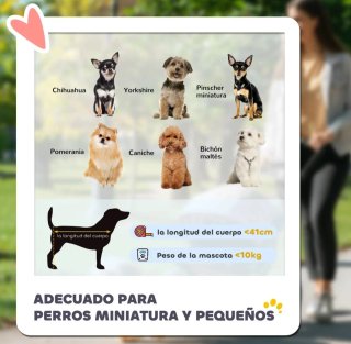 Carrito para perros 3 ruedas