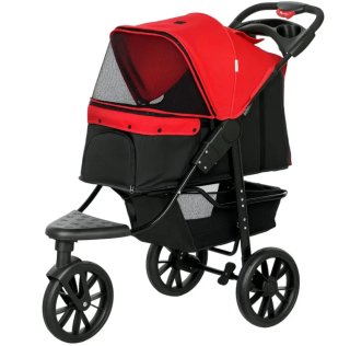 Carrito para perros 3 ruedas