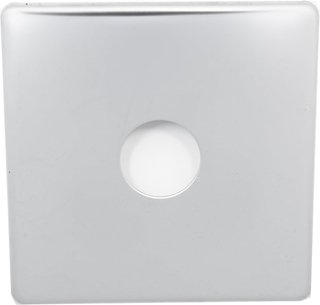 Tapa platino acero inoxidable para grifo pared