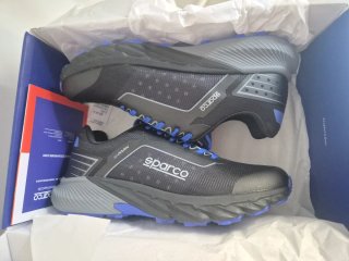 Zapatillas Sparco S-PARK Negras y Azules NUEVAS