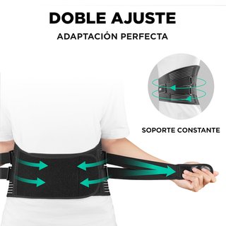 Vitalbak faja lumbar soporte transpirable