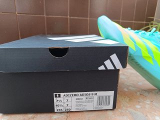 Adidas Adizero Adios 9 Verde/Azul Eléctrico