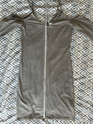 Vestido H&M Gris Talla M