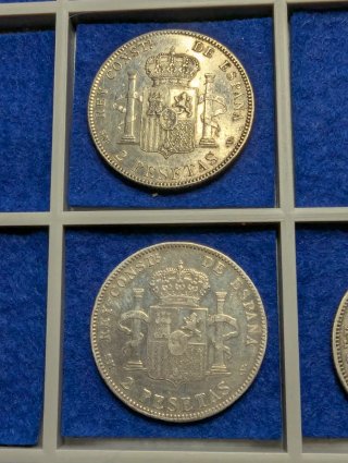 Monedas Plata Alfonso XIII