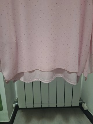 Maglia donna rosa con brillantini tg unica