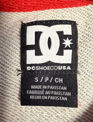 Sudadera DC CIRCLE STAR (S) Gris-Rojo