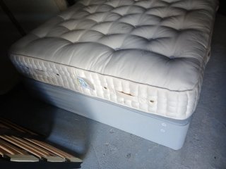 Colchon + base tapiza ancha medida 150x190