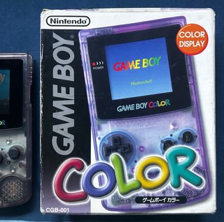 Nintendo Game Boy Color Morado + Caja + Juego