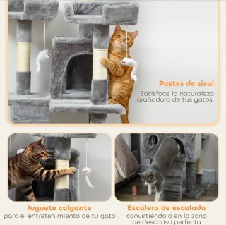 Árbol Rascador Gatos 153cm
