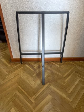 Caballete metálico Ikea negro