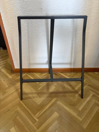 Caballete metálico Ikea negro