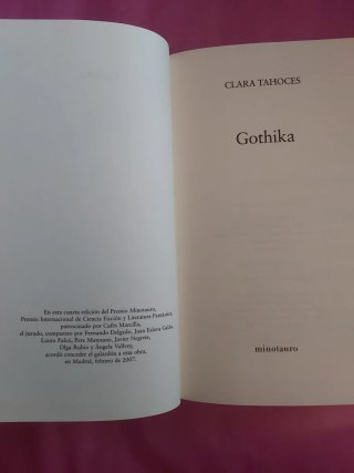 Gothika - Premio Minotauro 2007