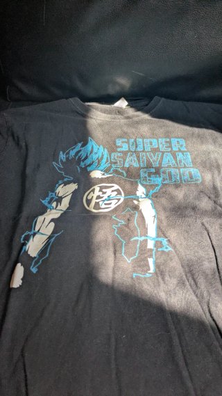Camiseta Dragon Ball Z - Goku Super Saiyan God Blu
