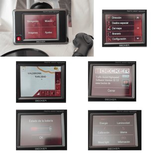 GPS Becker Traffic Assist + soporte – Completo