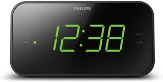 Philips radio despertador doble alarma pantalla