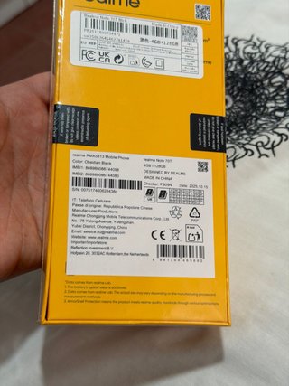 Realme Note 70T Negro