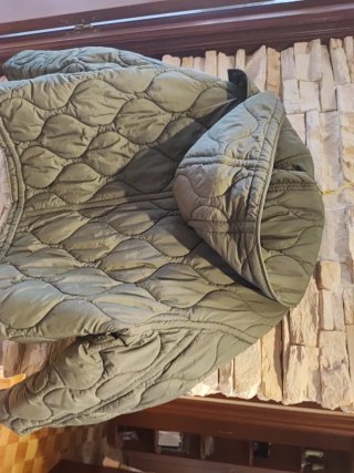 Chaqueta acolchada verde