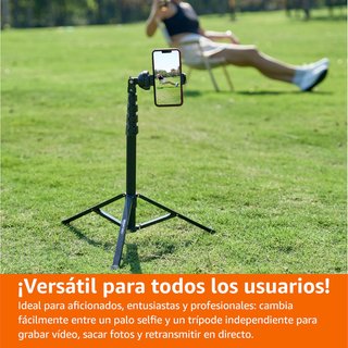 Amazon Basics trípode y palo selfie extensible