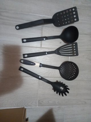 Set 5 mestoli plastica