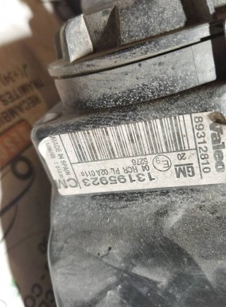 Opel 131203 faro izquierdo 13195923 combo corsa c