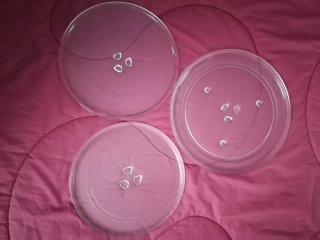 Platos de cristal para microondas