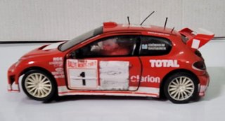Scalextric Peugeot 206 WRC Gronholm