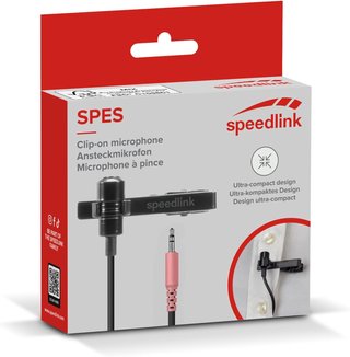 Speedlink micrófono lavalier clip cancelación