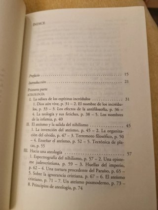 Tratado de ateología Física de la metafísica