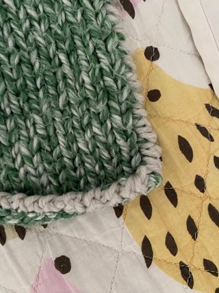 Manta artesanal patchwork única