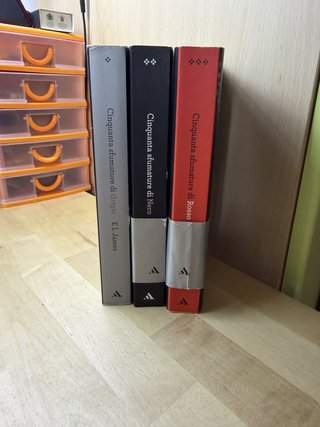 Saga Completa 3 Libri Cinquanta Sfumature