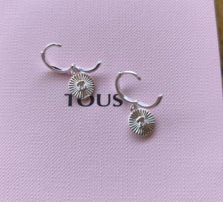 Pendientes Tous aro bicolor