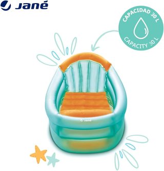 Jané bañera hinchable bebé posiciones evolutivas