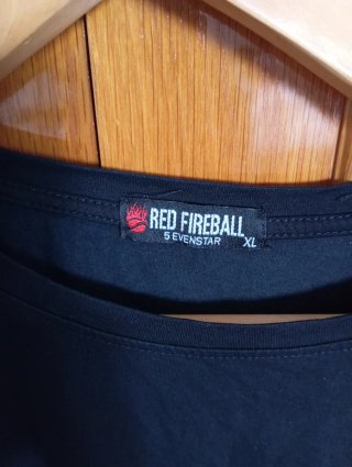 Camiseta Red Fireball Negra Talla XL