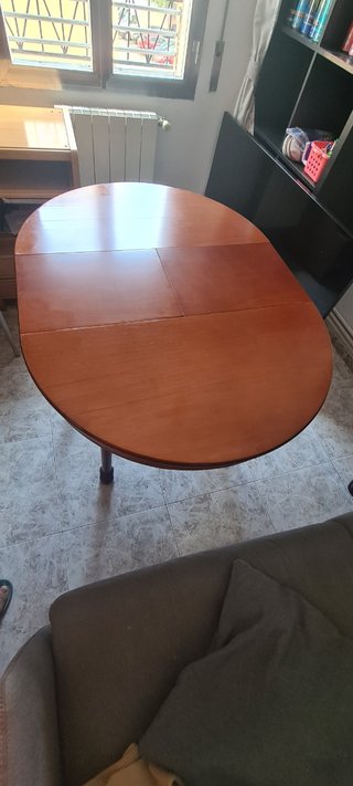 Mesa de comedor extensible redonda