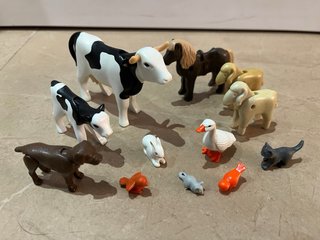 Lote Playmobil anímales granja