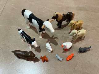 Lote Playmobil anímales granja