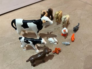Lote Playmobil anímales granja