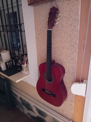Guitarra Española Roja