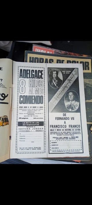 Franco. Revistas Francisco Franco, su último día.