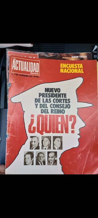 Franco. Revistas Francisco Franco, su último día.