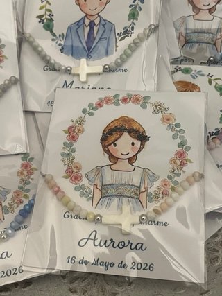 Pack 60 Pulseras Comunión Niña/Niño