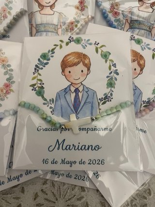 Pack 60 Pulseras Comunión Niña/Niño
