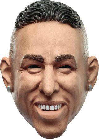Máscara Neymar látex pintada mano