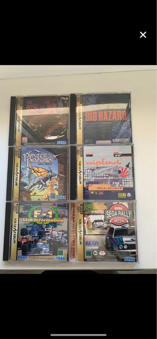 Lote juegos sega saturn