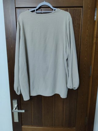 Blusa gasa beige talla única