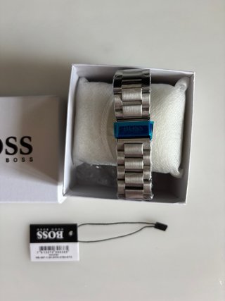 Reloj Hugo Boss Verde y Plateado