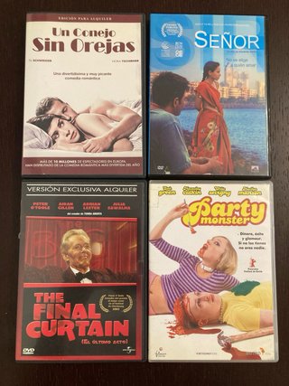 Cine independiente y de autor DVD 8€ unidad