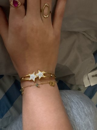 Pulsera con estrellas y circonitas