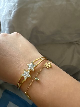 Pulsera con estrellas y circonitas