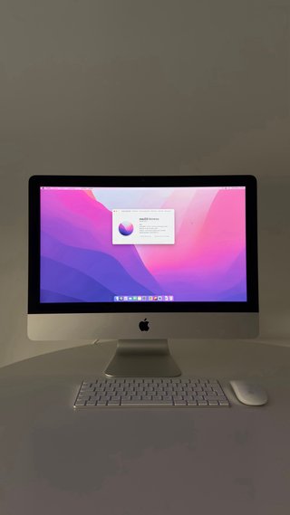 iMac 21.5 Plata/Blanco en perfecto estado.